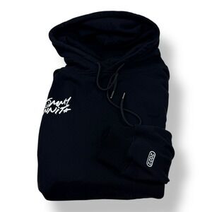 Tommyinnit Black Graphic Hooded Sweatshirt Mens Large 2022 Influential Hoodie